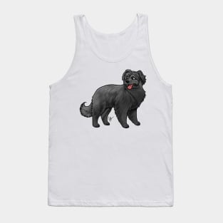 Dog - Pyrenean Shepherd - Black Tank Top